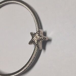 Silver‎ Starfish Charm for Pandora Style Bracelet